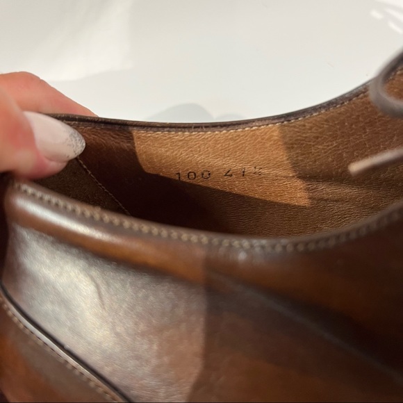 Dries Van Noten Brown Leather Oxfords - Picture 2 of 6